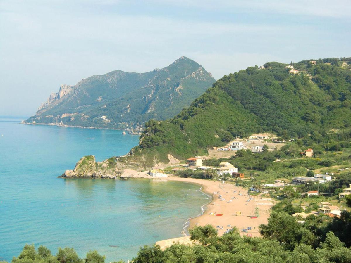 Large Apartment By The Pool - Pelekas Beach, Corfu المظهر الخارجي الصورة